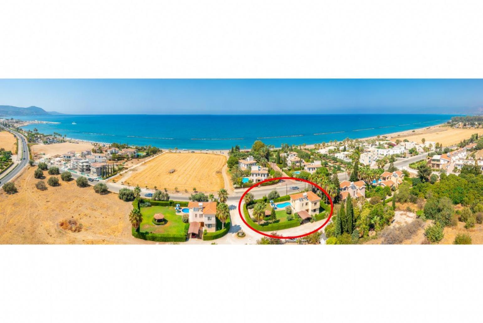 Villa Halima Fostira Polis Buitenkant foto