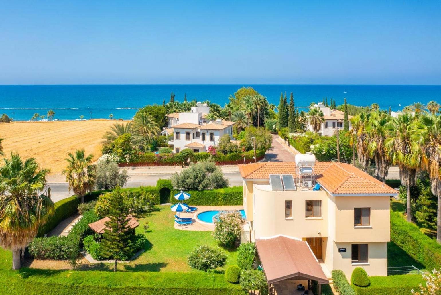 Villa Halima Fostira Polis Buitenkant foto