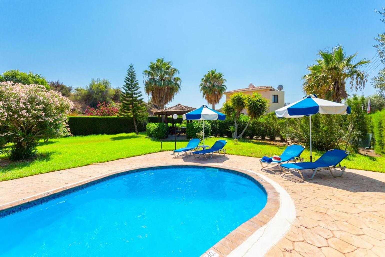 Villa Halima Fostira Polis Buitenkant foto