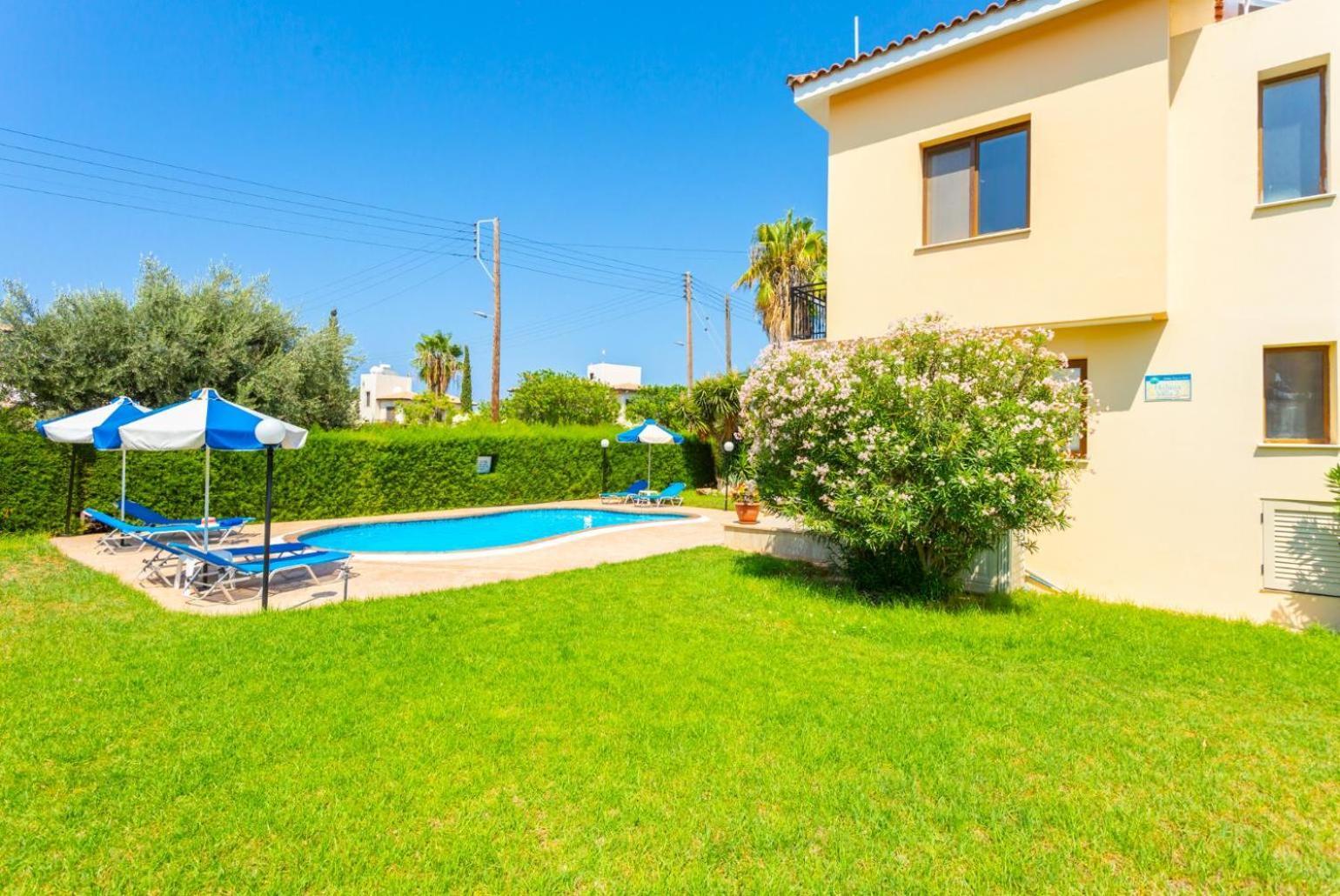 Villa Halima Fostira Polis Buitenkant foto