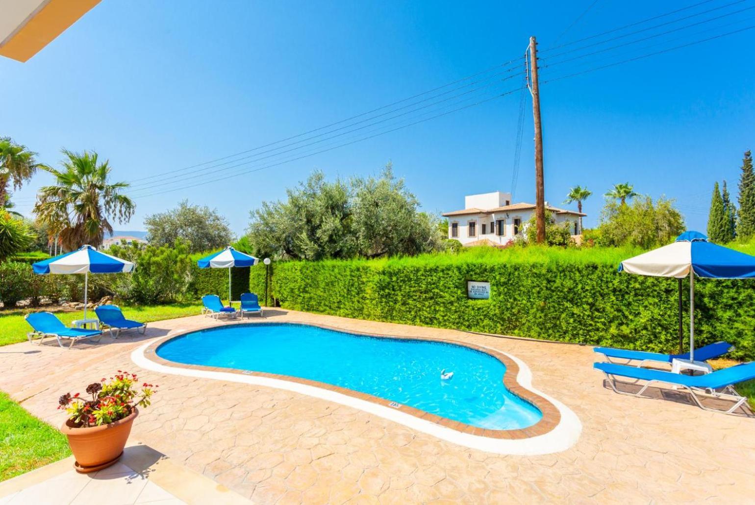 Villa Halima Fostira Polis Buitenkant foto