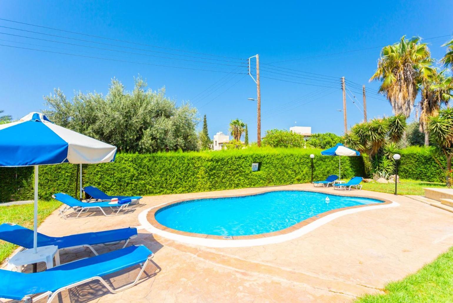 Villa Halima Fostira Polis Buitenkant foto