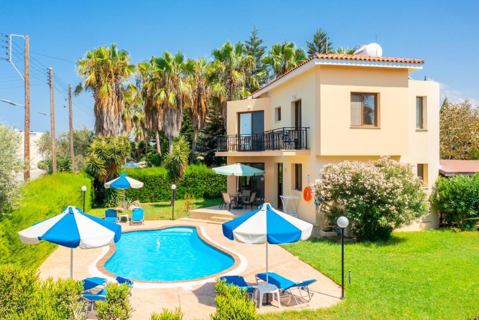 Villa Halima Fostira Polis Buitenkant foto