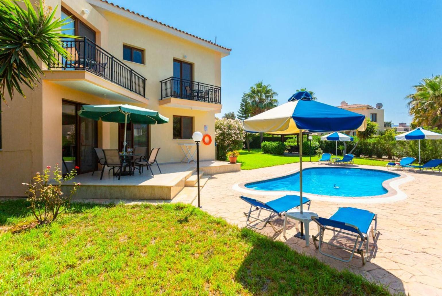 Villa Halima Fostira Polis Buitenkant foto