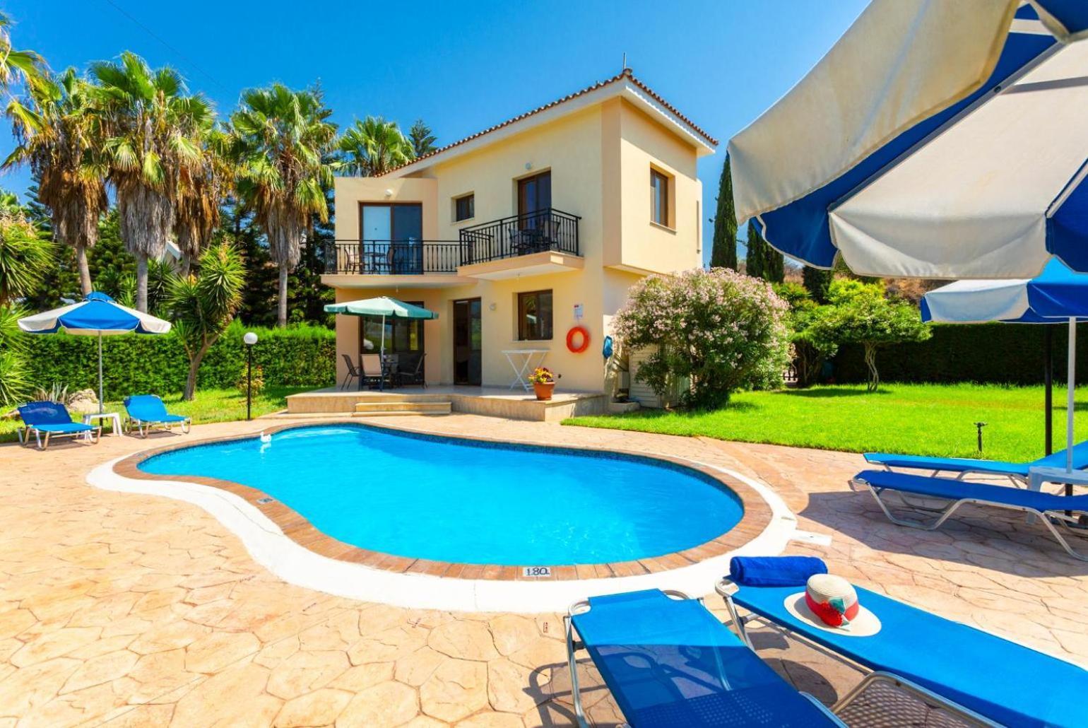 Villa Halima Fostira Polis Buitenkant foto